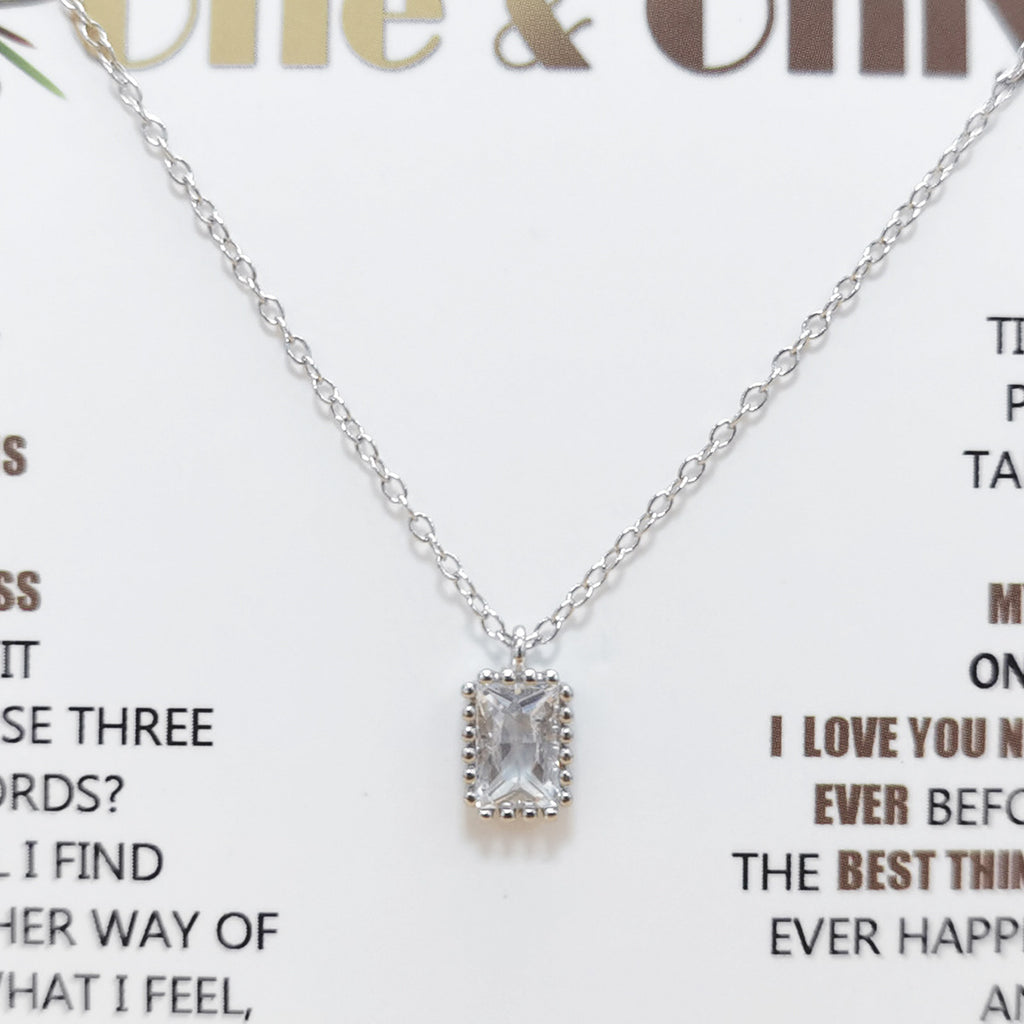S925 Zircon Geometric Choker Necklace
