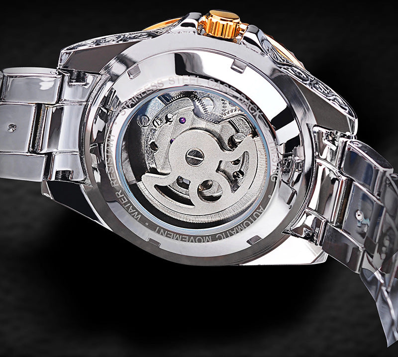 Luxury Skeleton Tourbillon Mechanical Watch