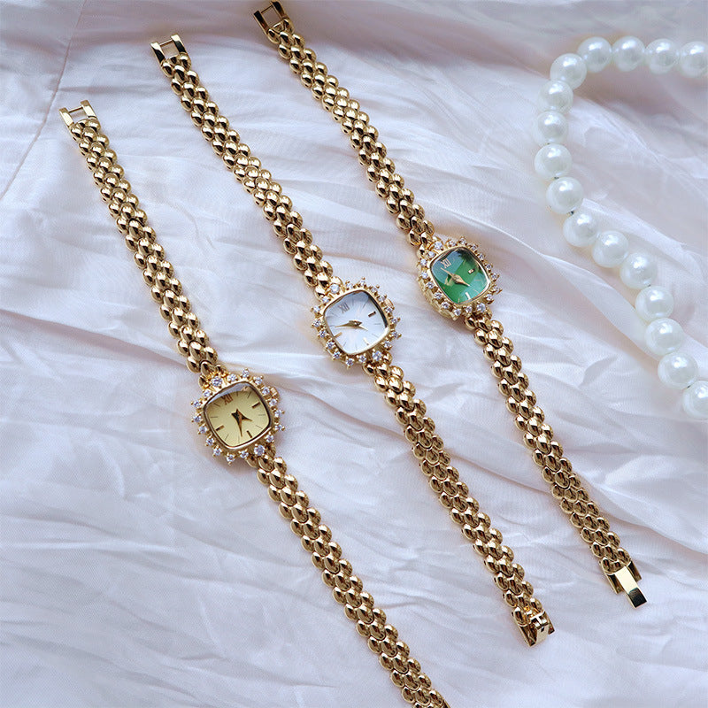 Women's Vintage Thin Chain Watch