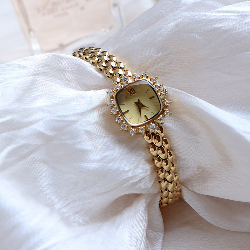 Women's Vintage Thin Chain Watch