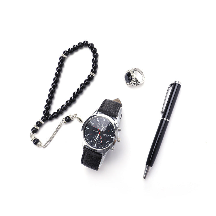 Rosary Quartz Watch Gift Set