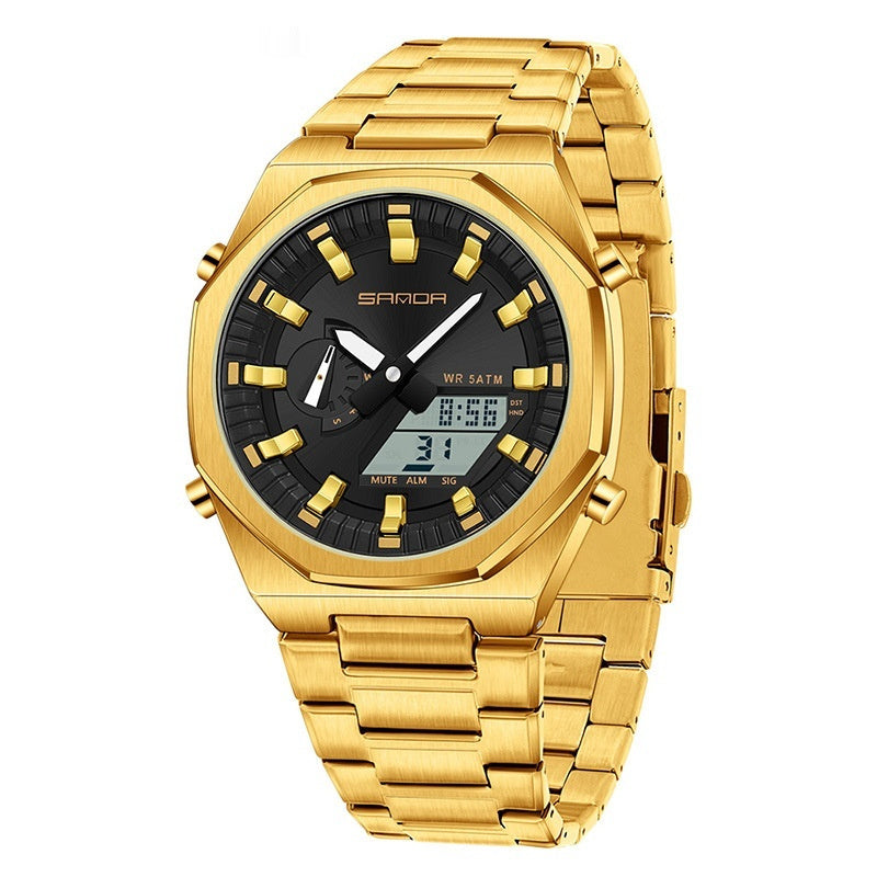 Dual Display Men's Watch