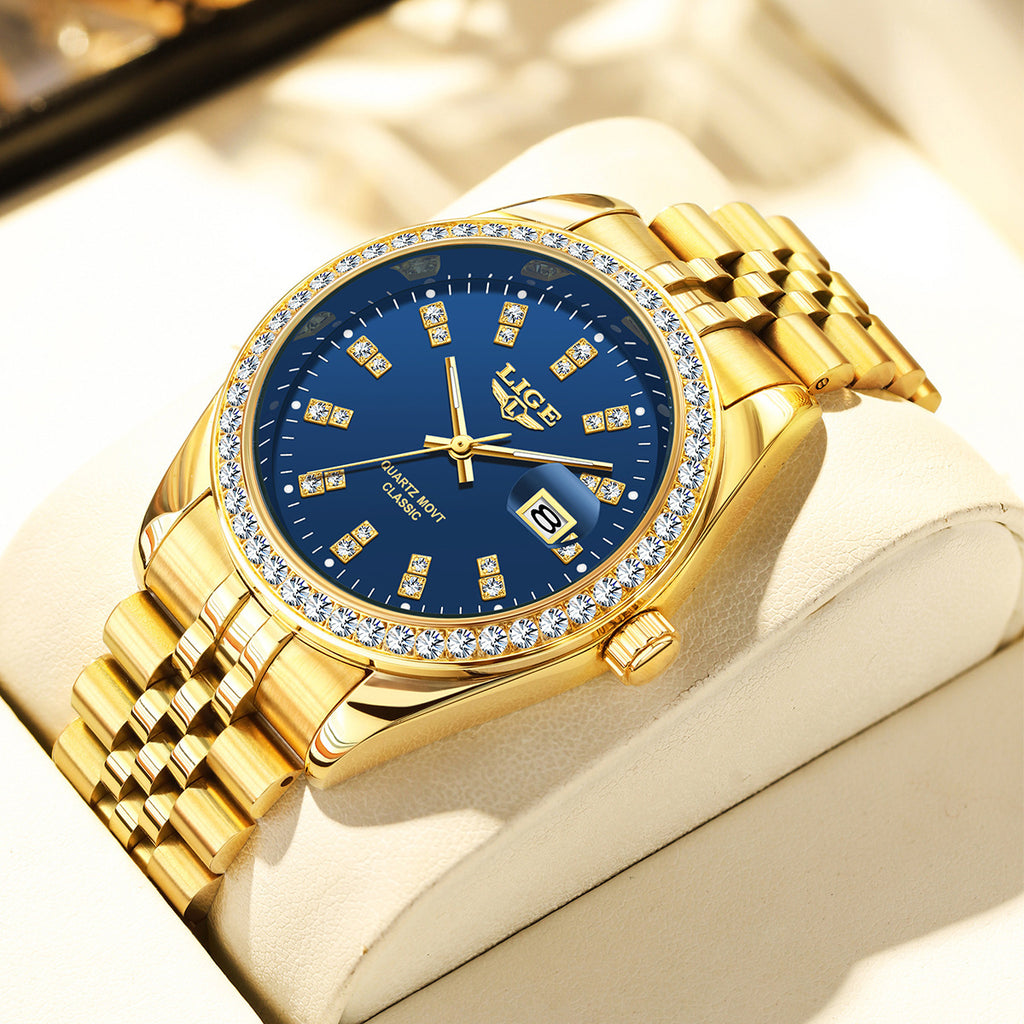 Large Dial Elegant Quartz Watch
