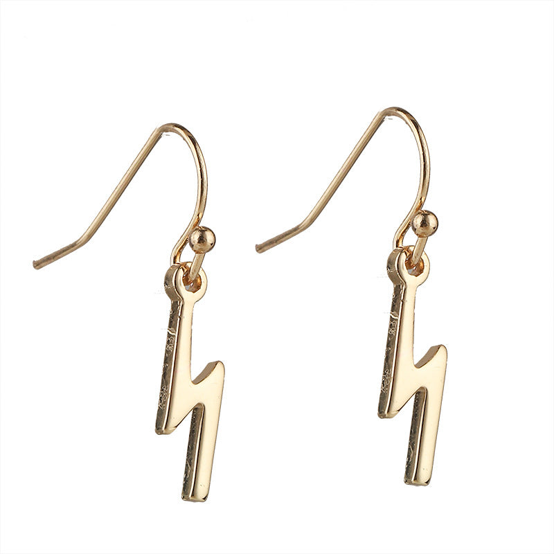 Geometric Heart Drop Earrings