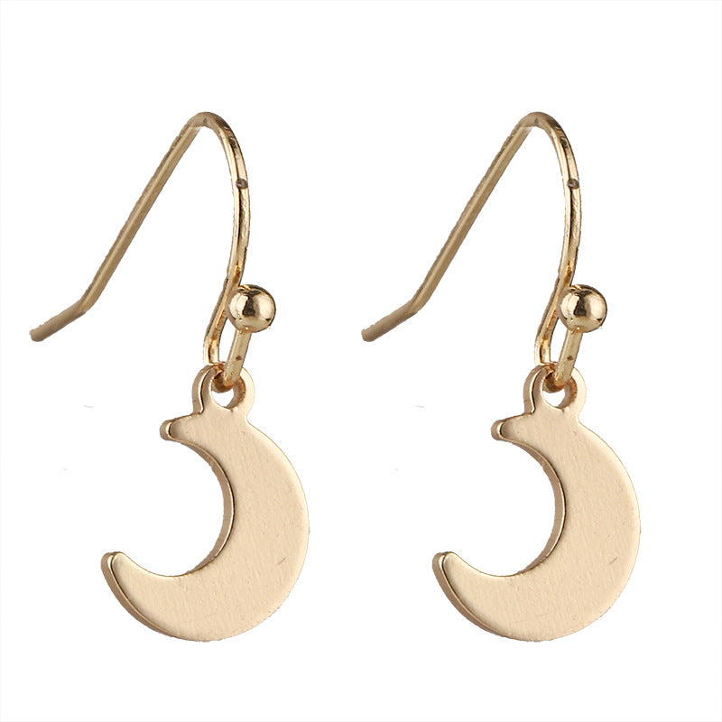 Geometric Heart Drop Earrings