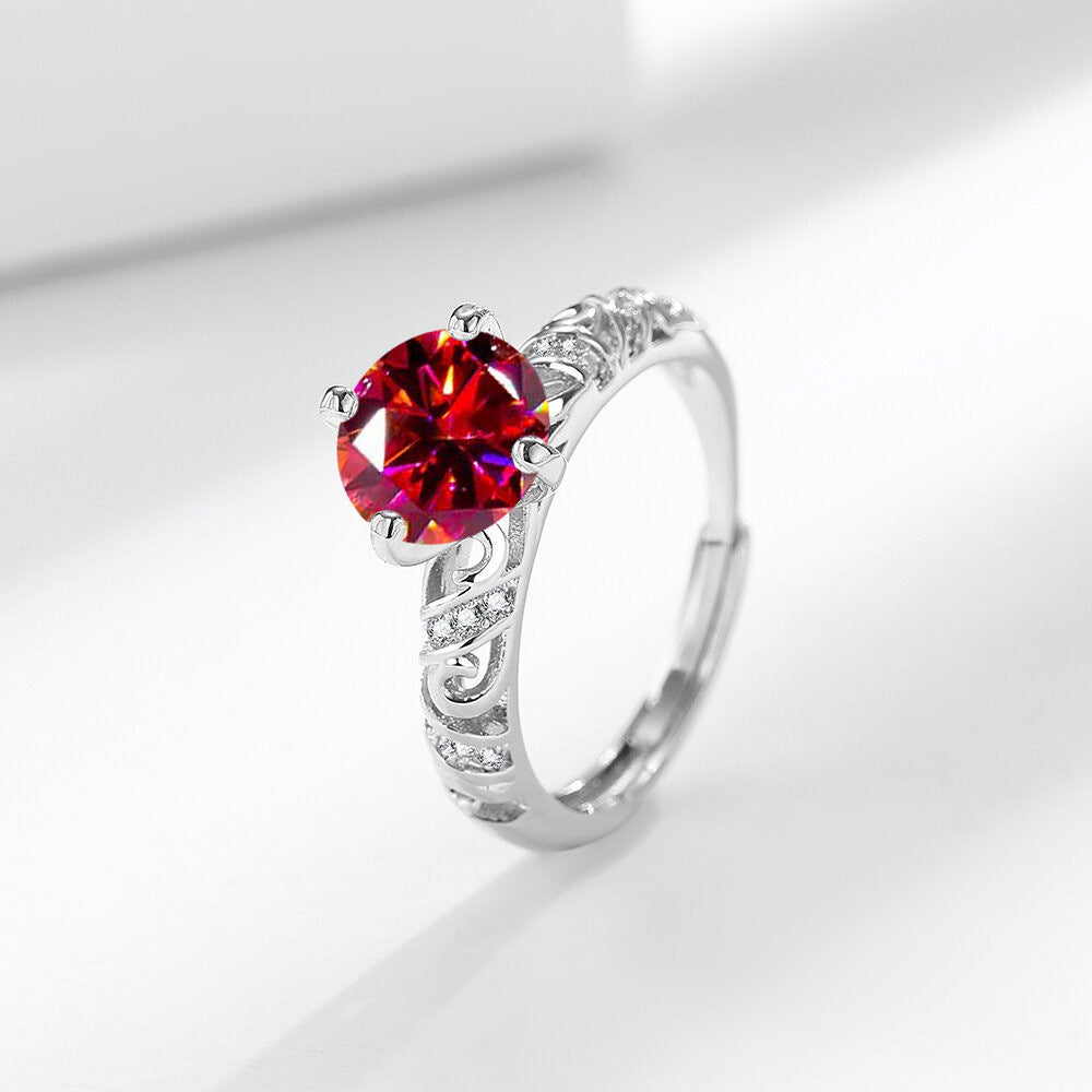 Women's Open Gemstone Ring