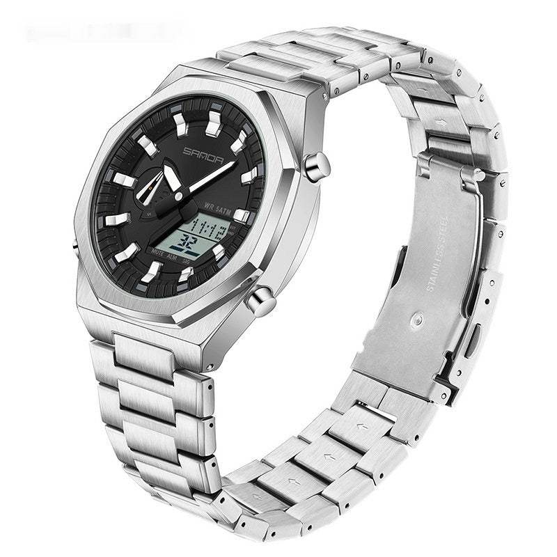 Dual Display Men's Watch