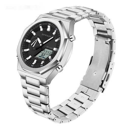 Dual Display Men's Watch