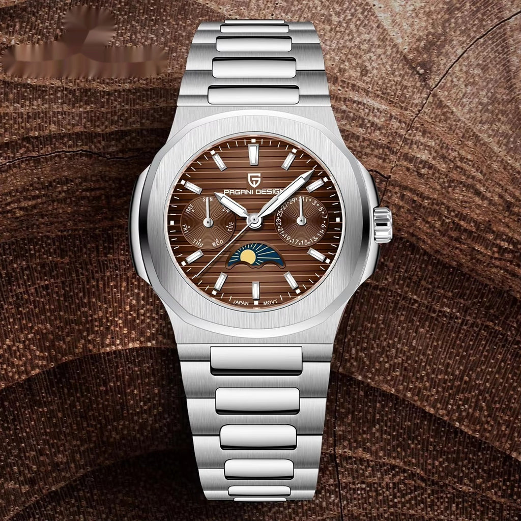 Moon Phase Chronograph Sport Watch