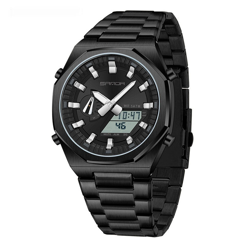 Dual Display Men's Watch