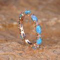 Heart Opal Diamond Ring