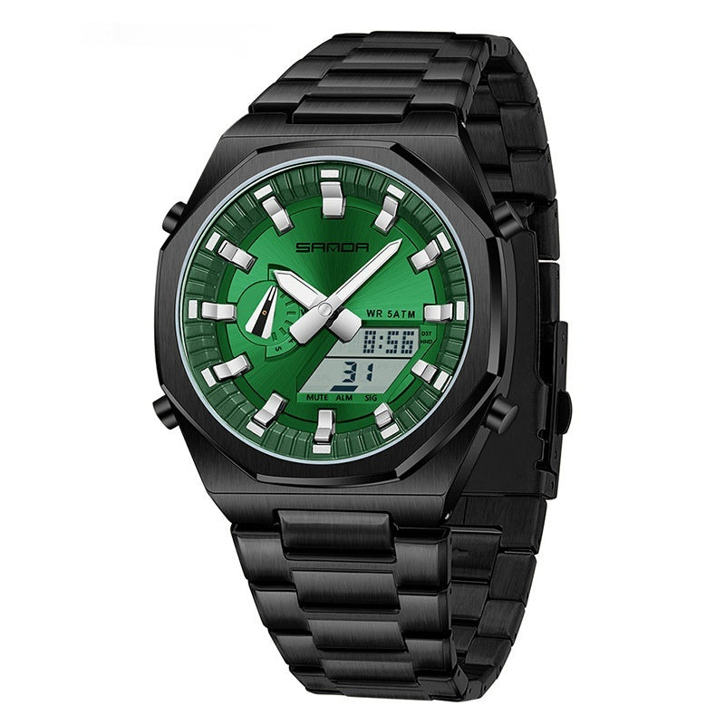 Dual Display Men's Watch