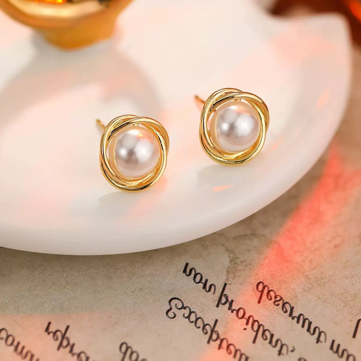 Freshwater Pearl Stud Earrings