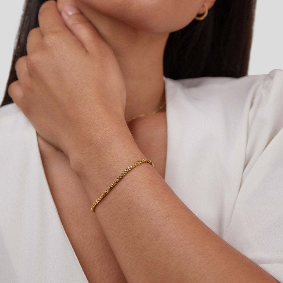 Gold Sparkling Bracelet