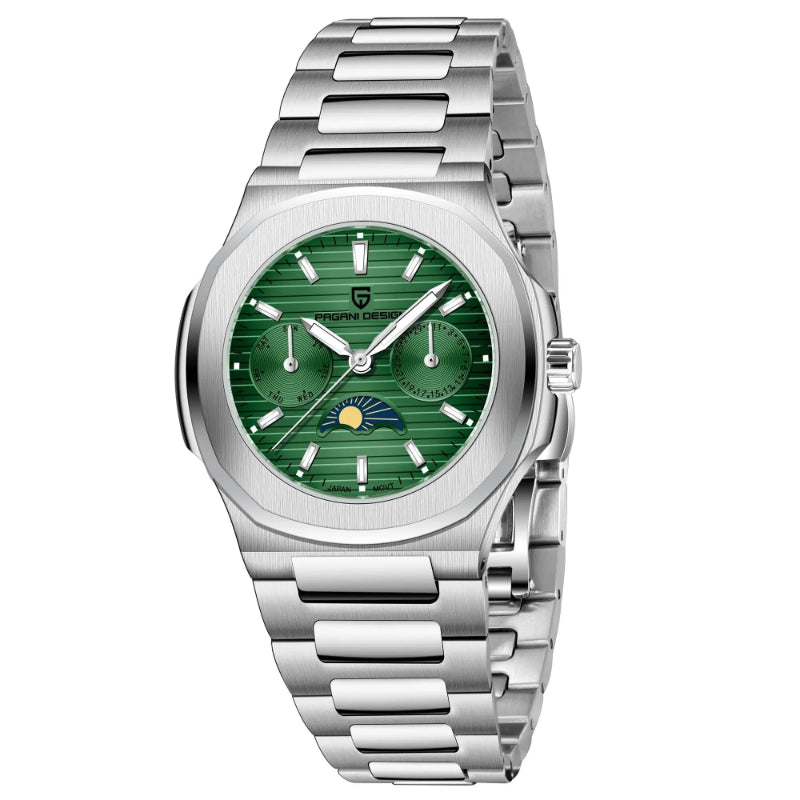 Moon Phase Chronograph Sport Watch