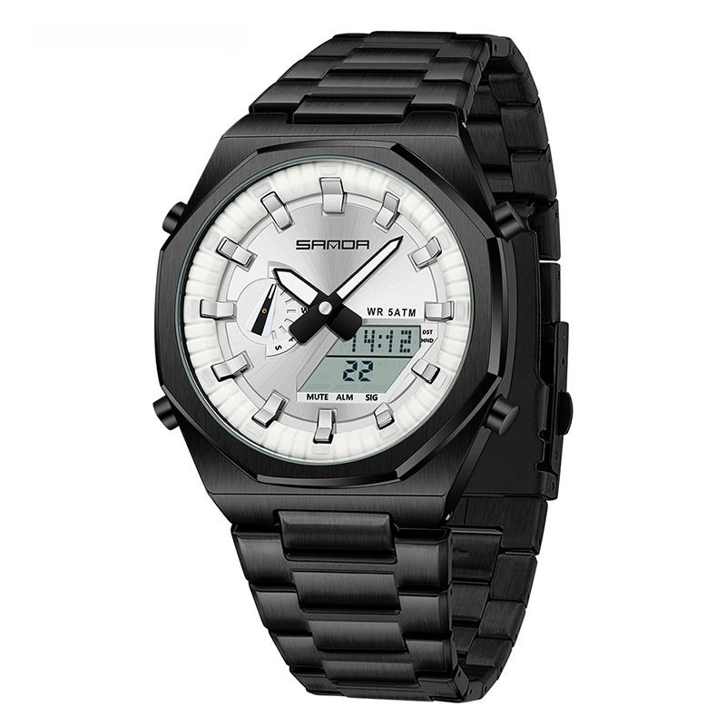 Dual Display Men's Watch