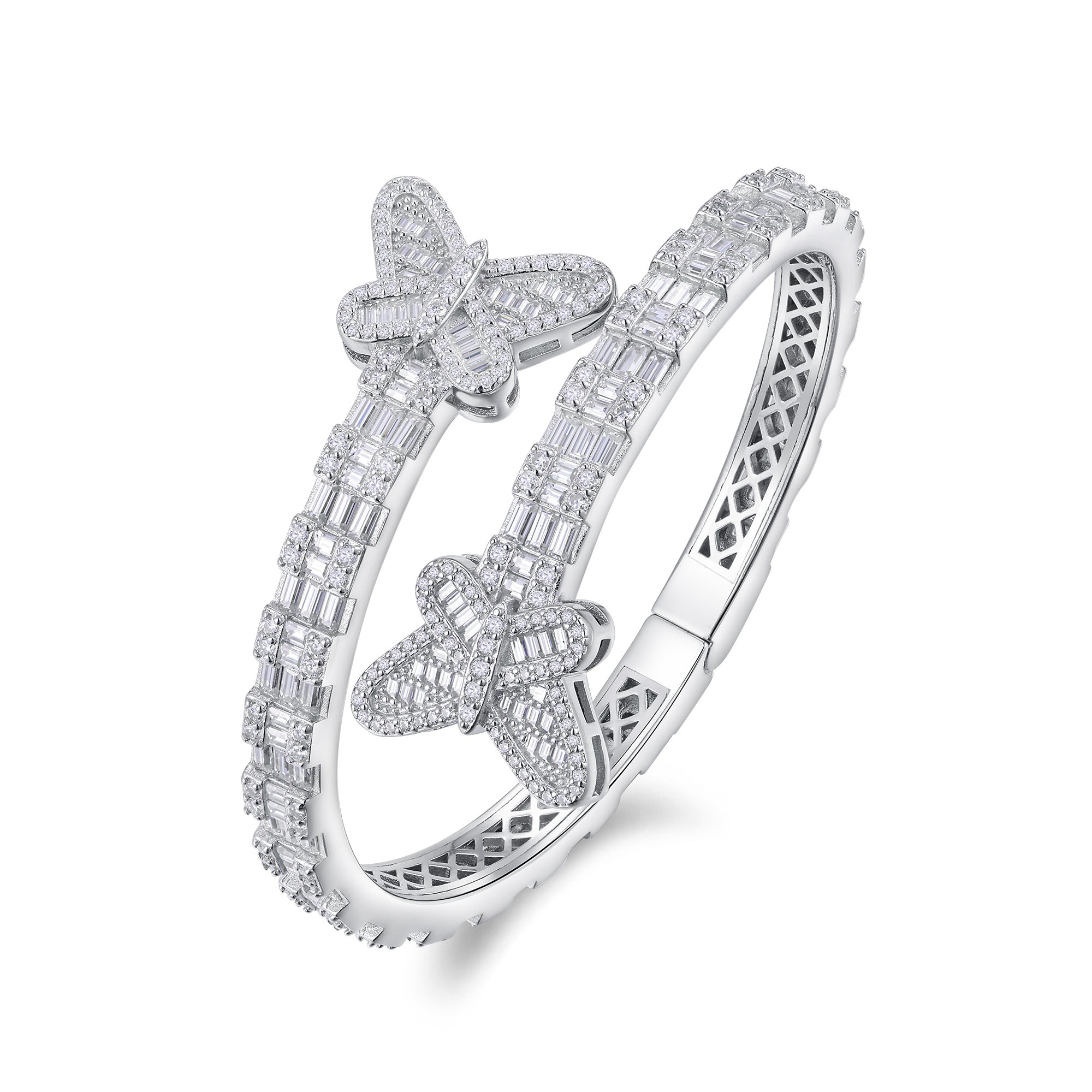 S925 Platinum Moissanite Bracelet