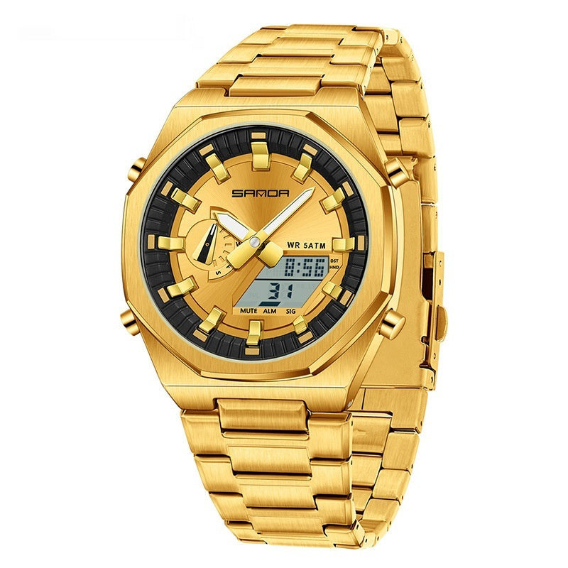 Dual Display Men's Watch