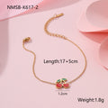 Titanium Steel Cherry Jewelry Set